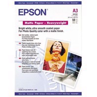 Epson Matte Paper Heavy Weight 167 g, A3 50 listov 